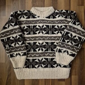 Vintage 100% Wool Unisex Sweater